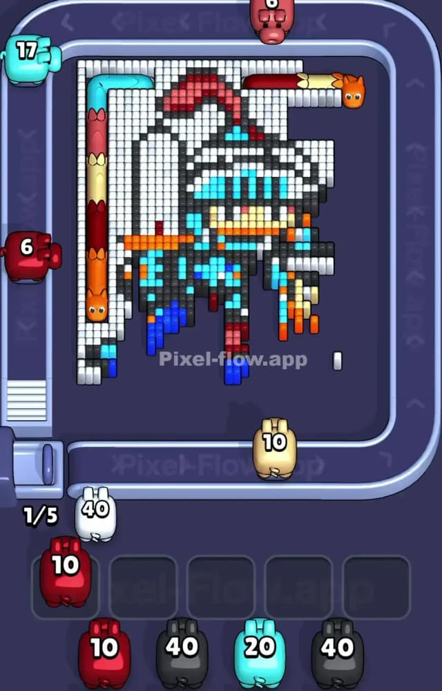 Pixel Flow Level 1310 Solution 2