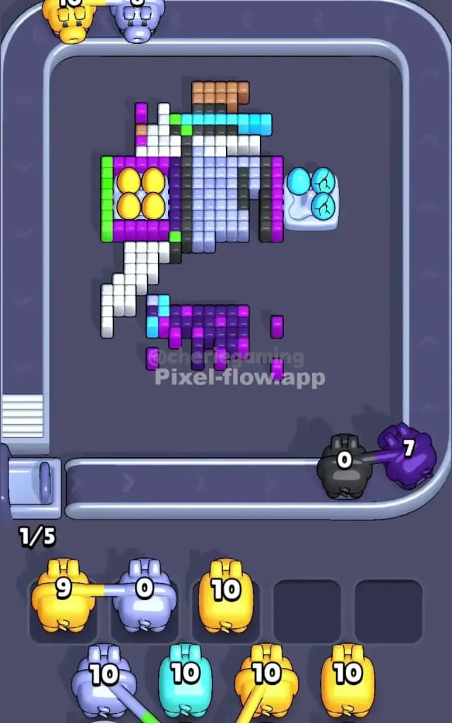 Pixel Flow Level 461 Solution 2