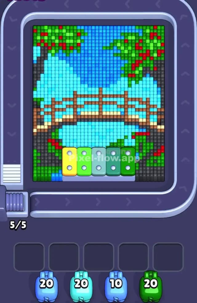 Pixel Flow Level 1717 Gameplay