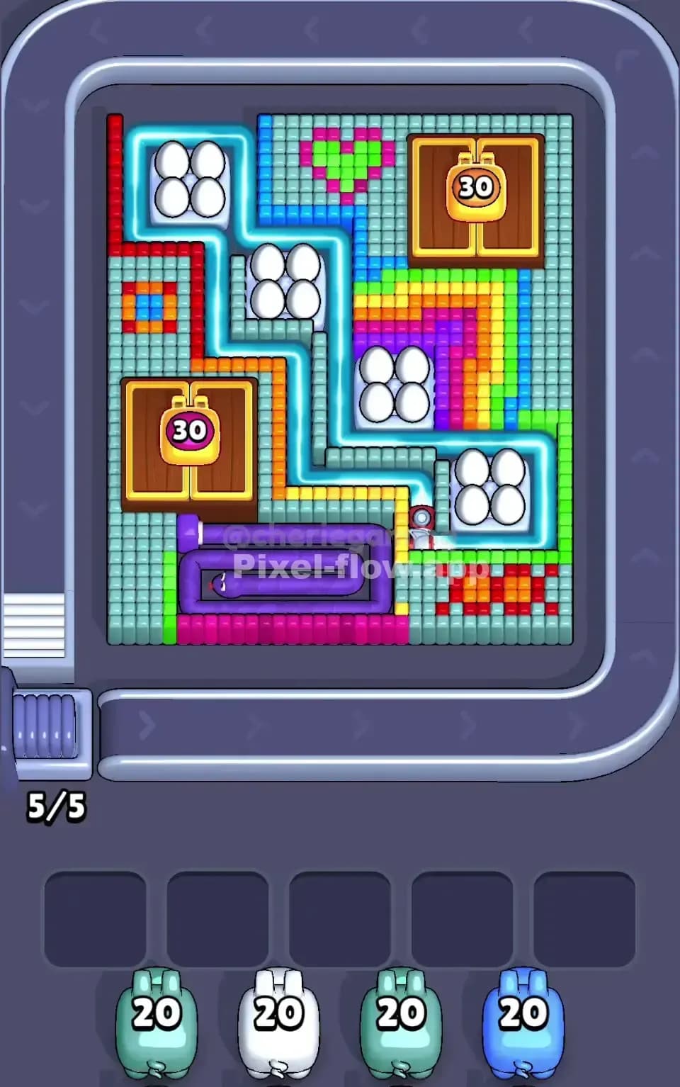 Pixel Flow Level 633 Screenshot