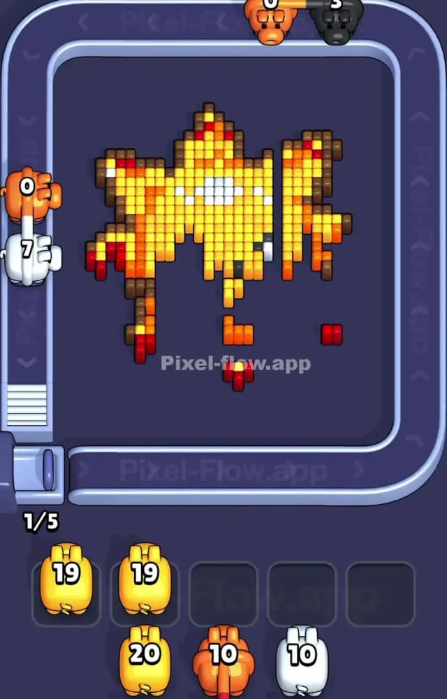 Pixel Flow Level 1211 Solution 1