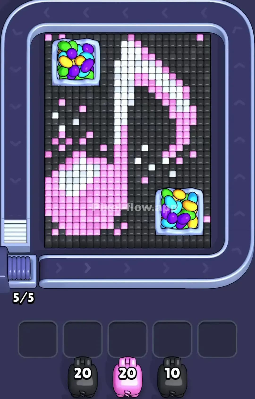 Pixel Flow Level 1202 Screenshot