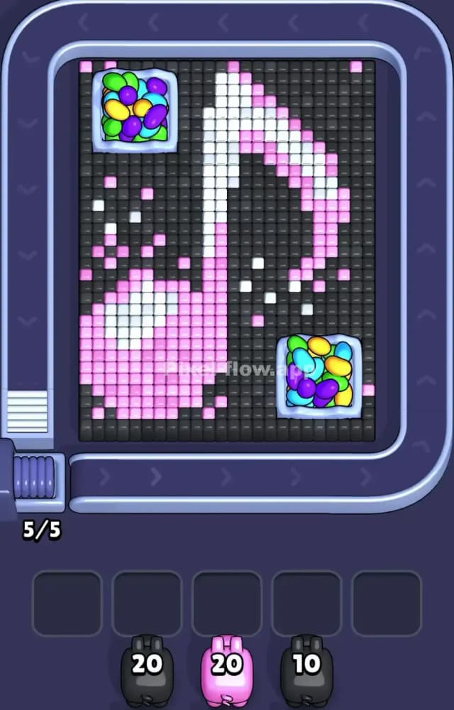 Pixel Flow Level 1202 Gameplay