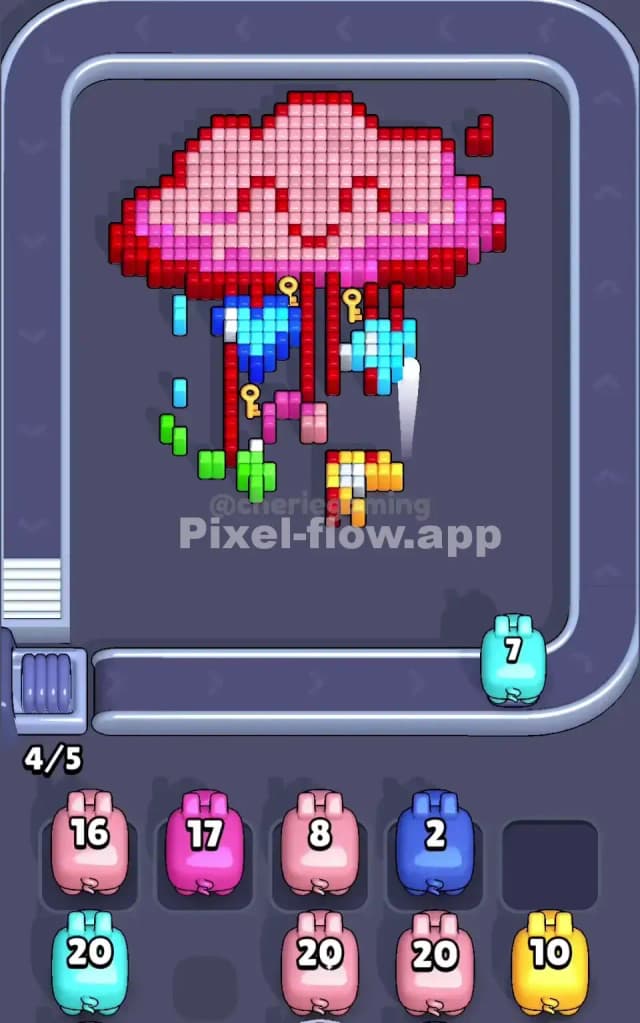 Pixel Flow Level 108 Solution 1