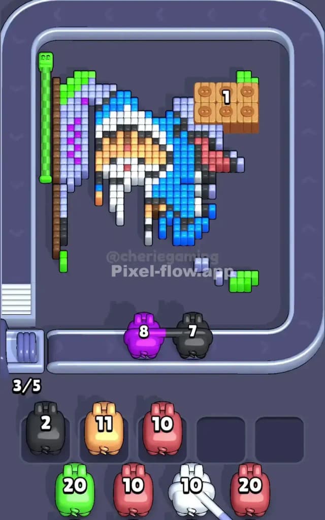 Pixel Flow Level 494 Solution 2