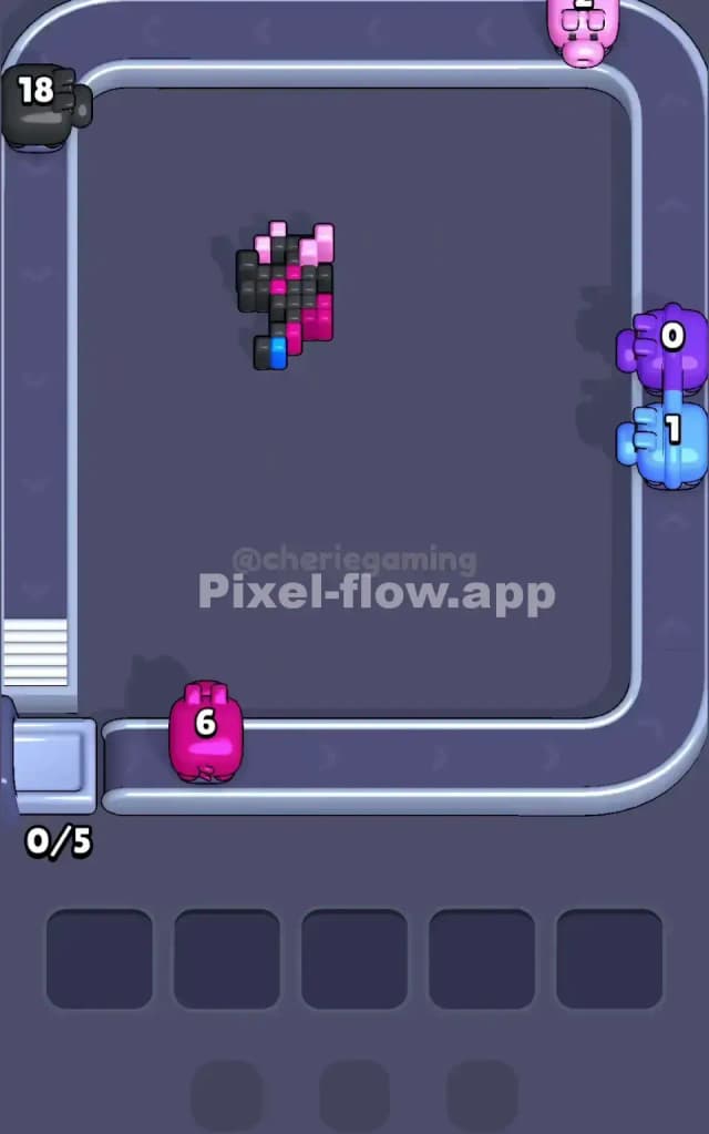 Pixel Flow Level 156 Solution 3