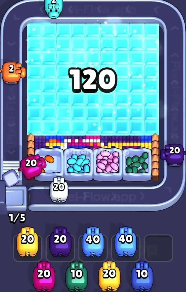 Pixel Flow Level 1270 Solution 1