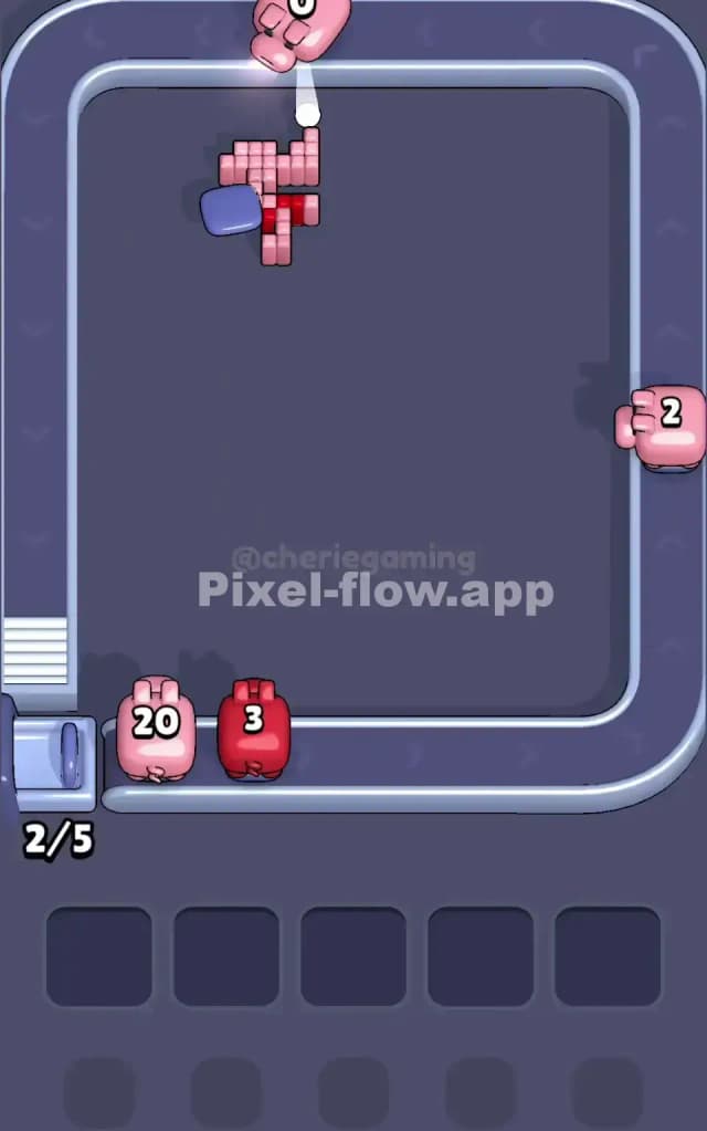 Pixel Flow Level 108 Solution 3