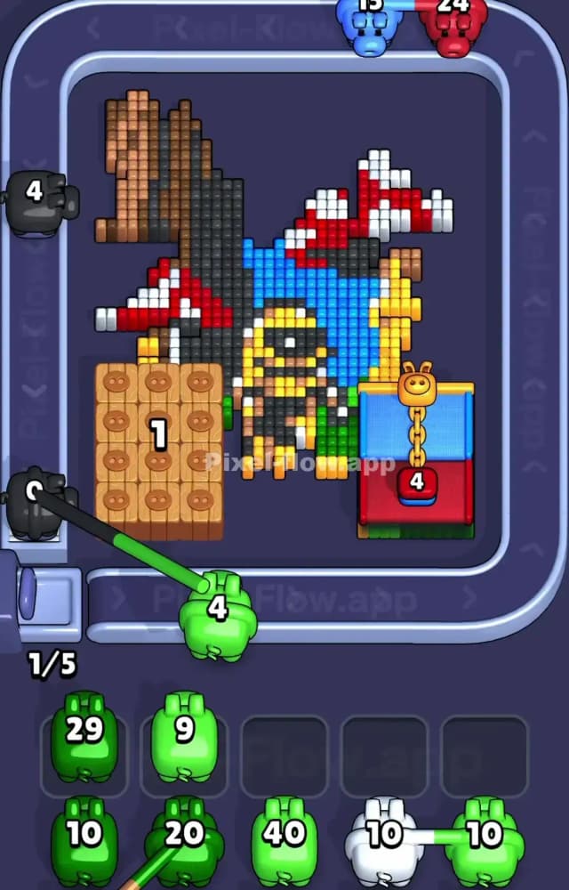 Pixel Flow Level 1347 Solution 1