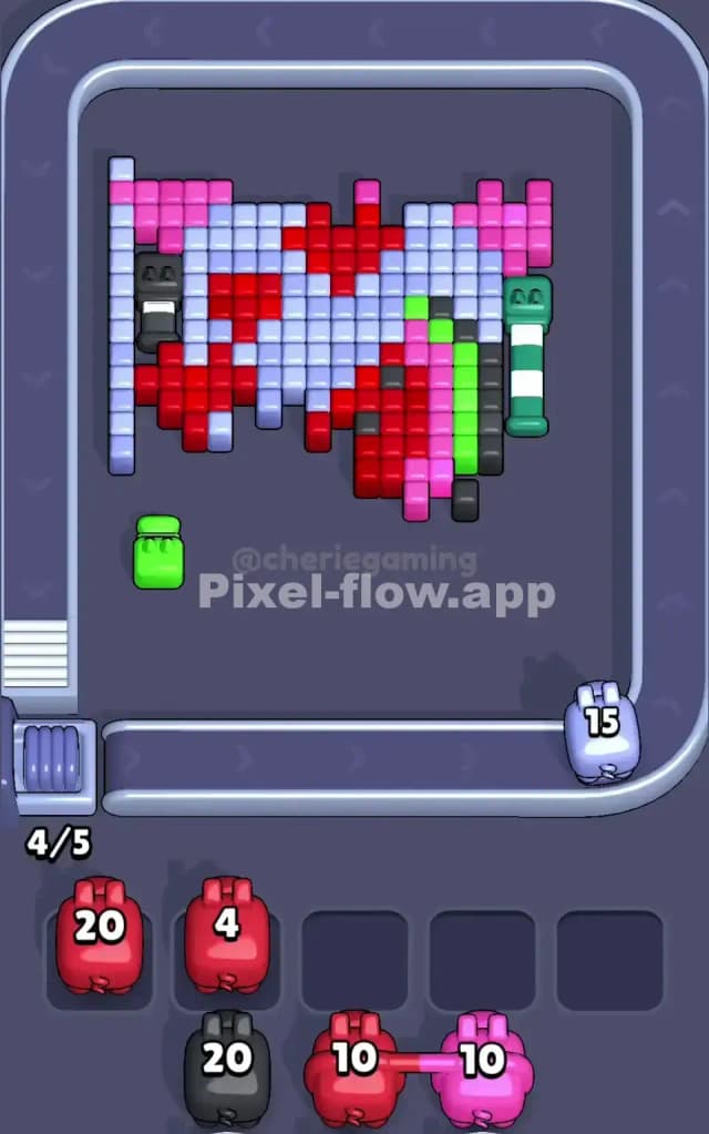 Pixel Flow Level 67 Solution 2