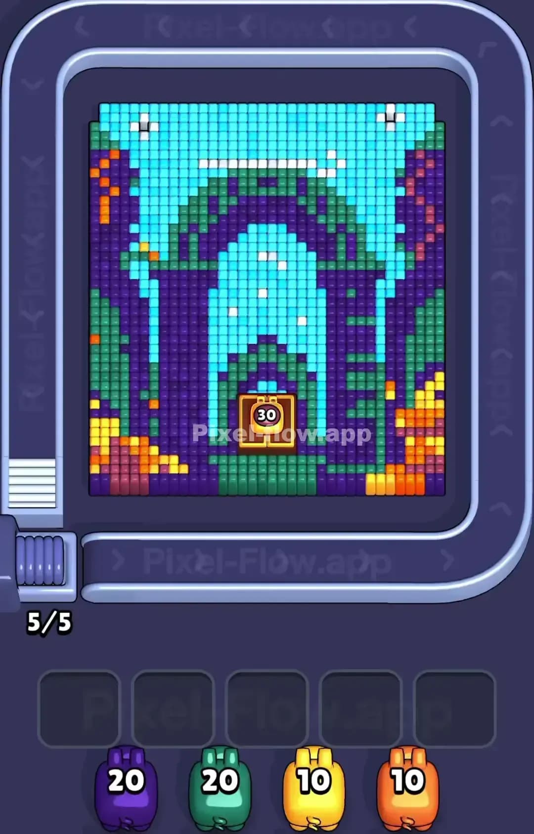 Pixel Flow Level 1111 Screenshot