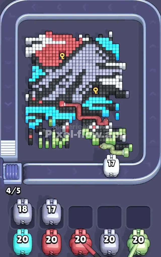 Pixel Flow Level 112 Solution 1
