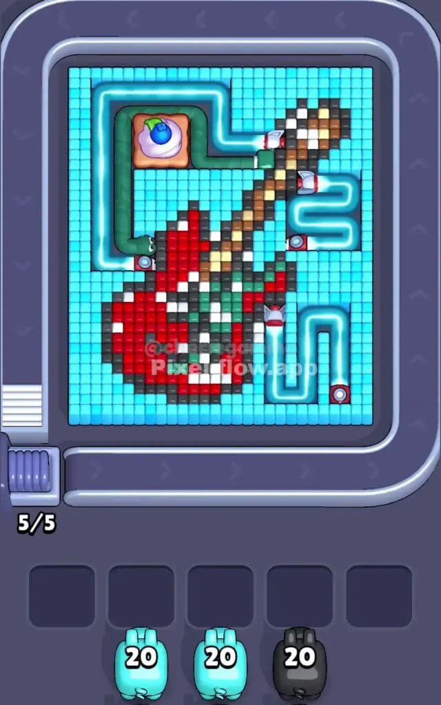 Pixel Flow Level 533 Gameplay