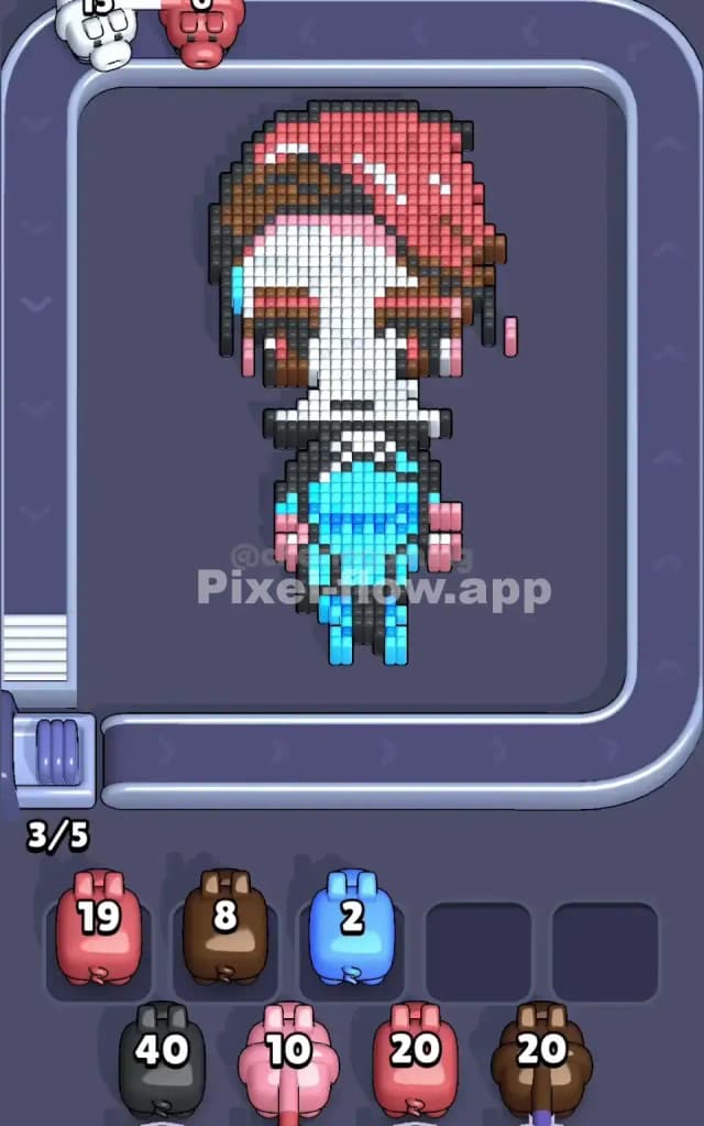 Pixel Flow Level 229 Solution 1