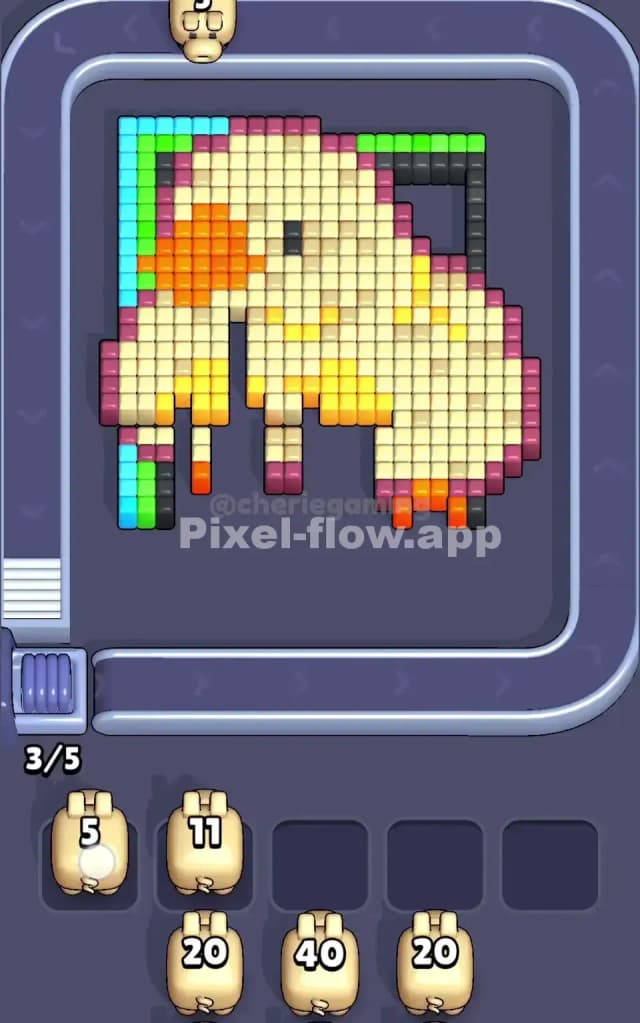 Pixel Flow Level 238 Solution 1