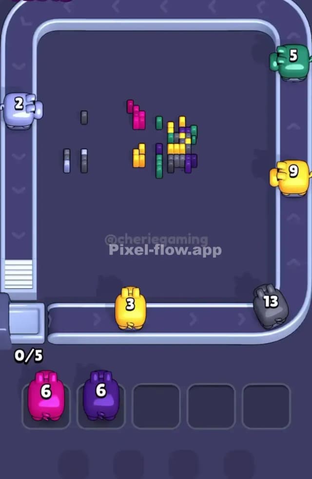 Pixel Flow Level 1698 Solution 3