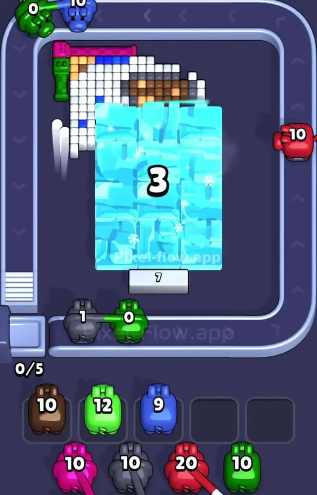 Pixel Flow Level 995 Solution 2