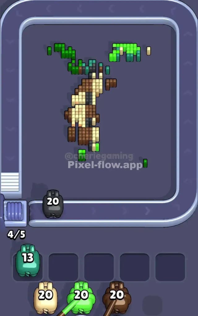 Pixel Flow Level 671 Solution 3