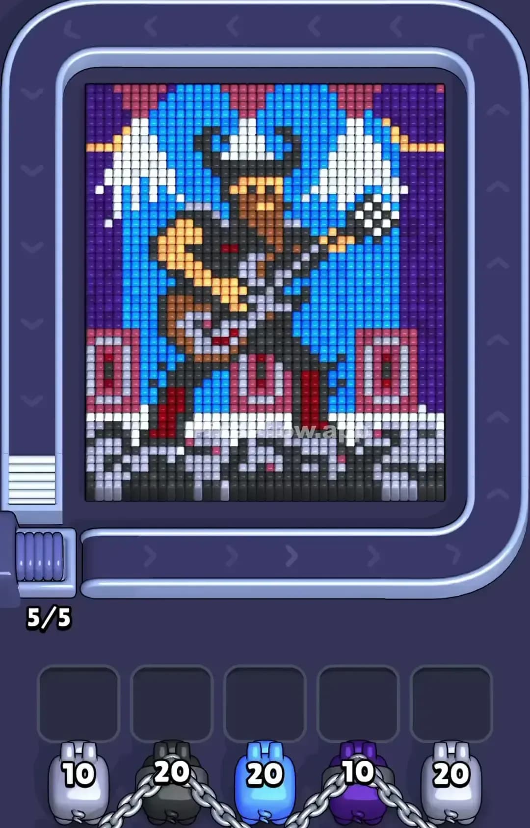 Pixel Flow Level 1147 Screenshot