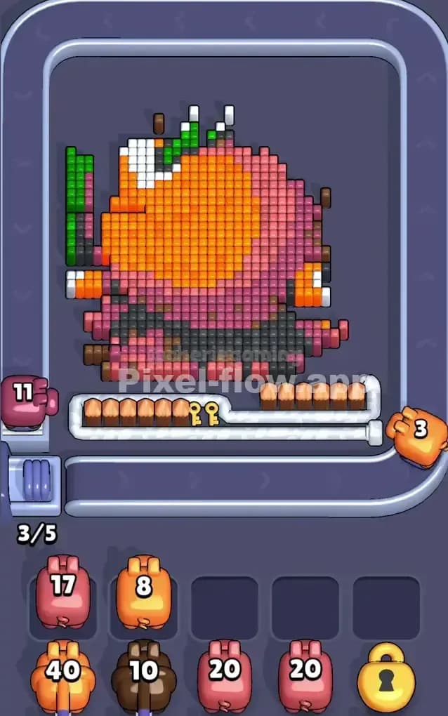 Pixel Flow Level 306 Solution 1