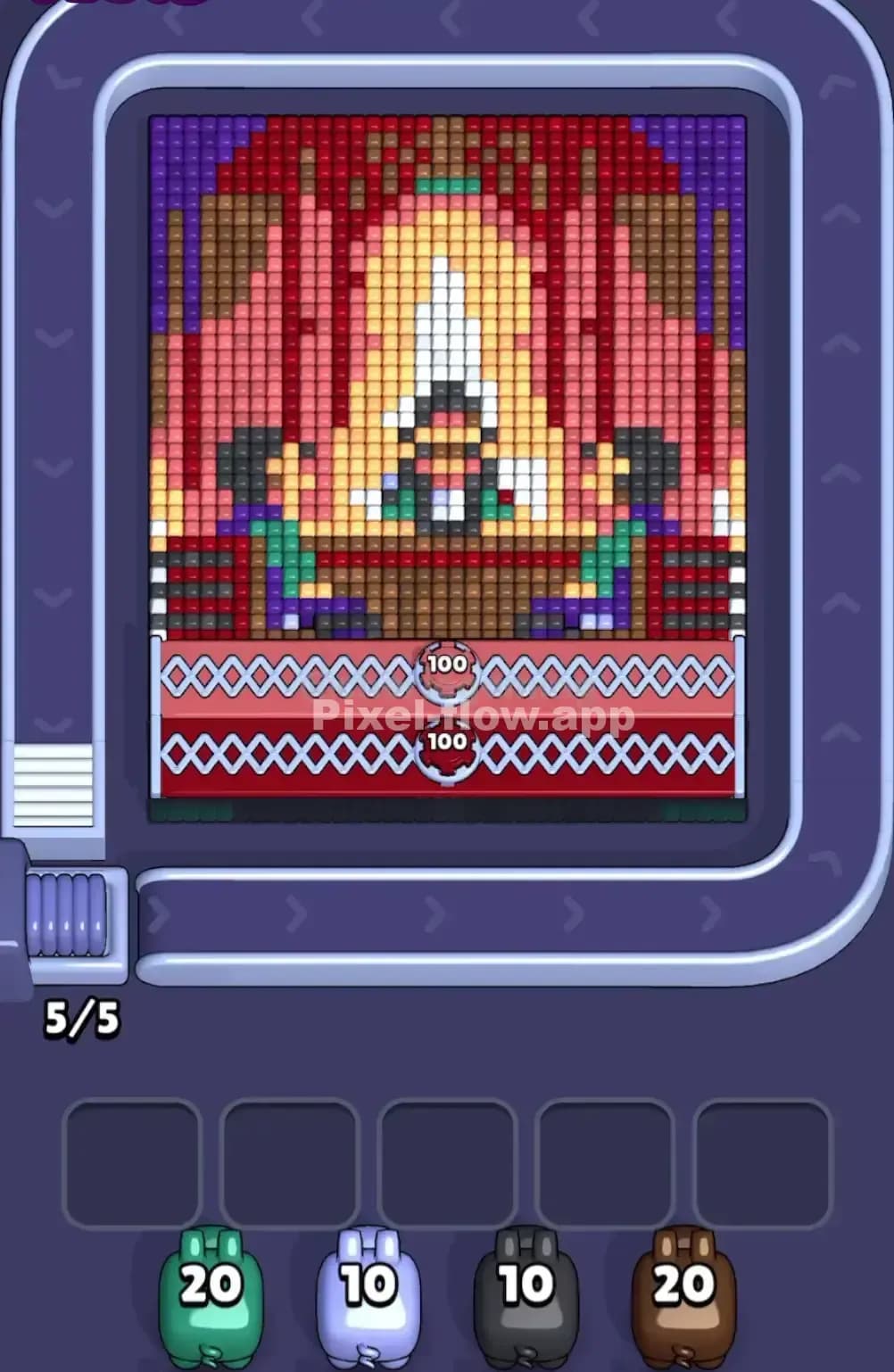 Pixel Flow Level 1622 Screenshot