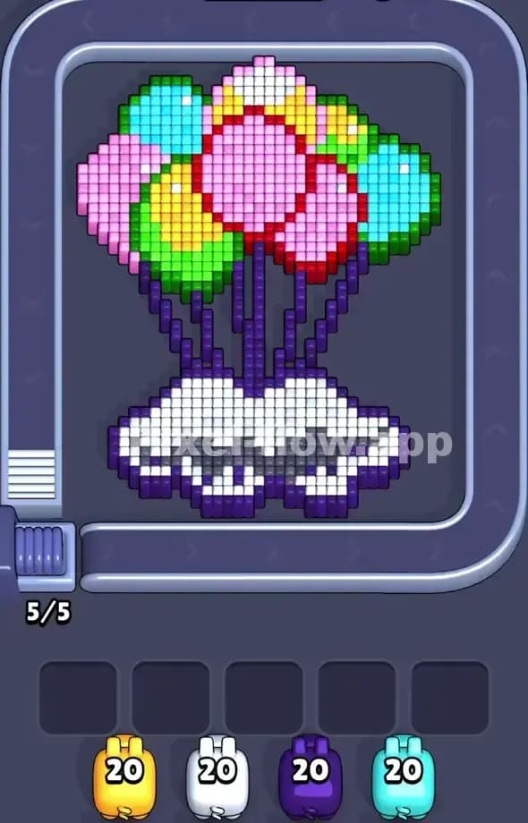 Pixel Flow Level 537 Screenshot