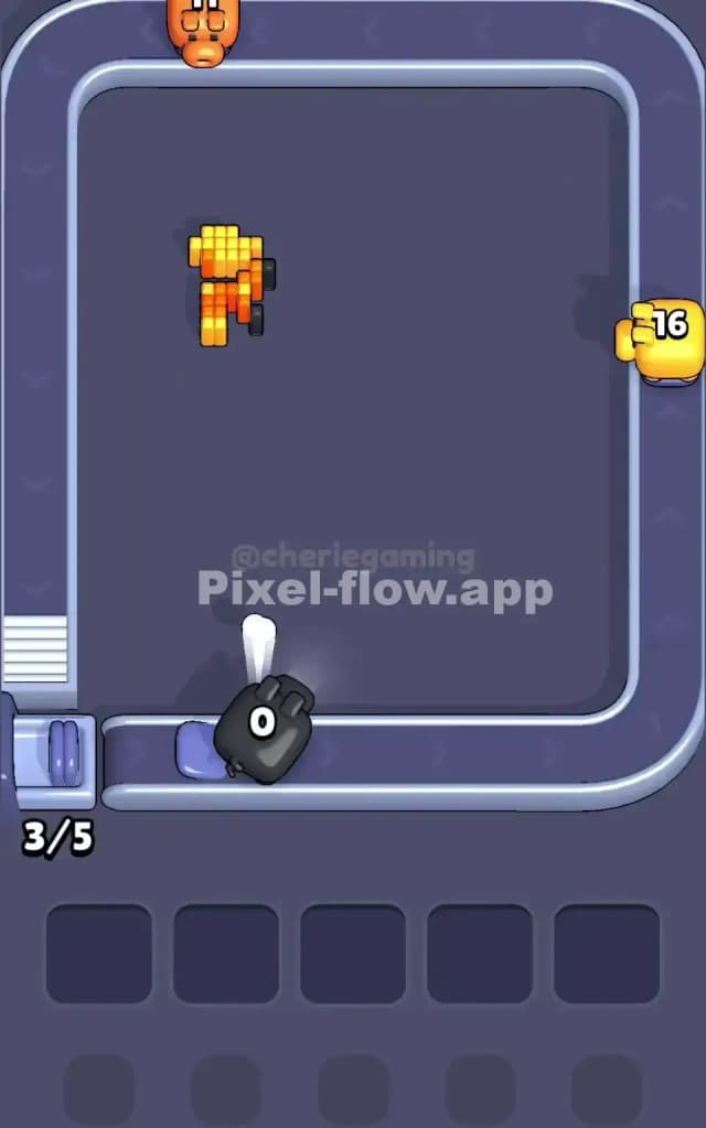 Pixel Flow Level 244 Solution 3