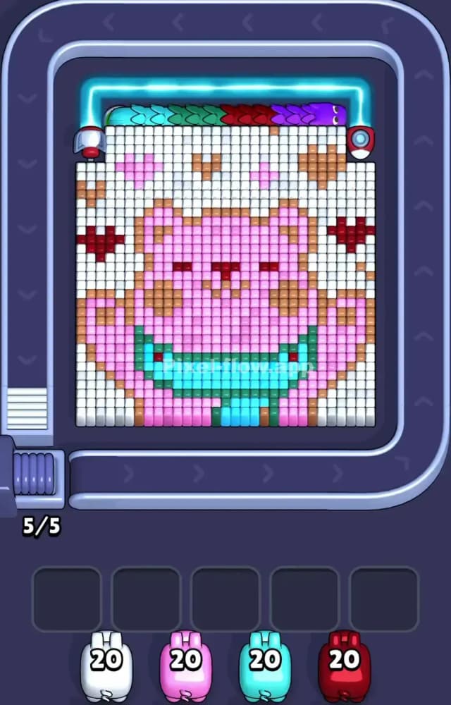 Pixel Flow Level 1132 Gameplay