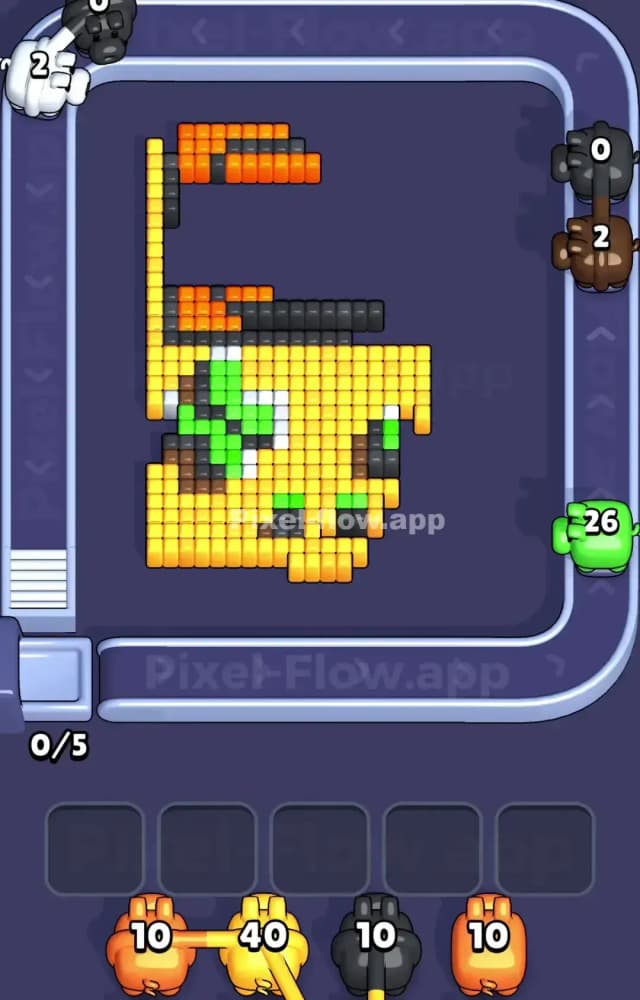 Pixel Flow Level 1092 Solution 1