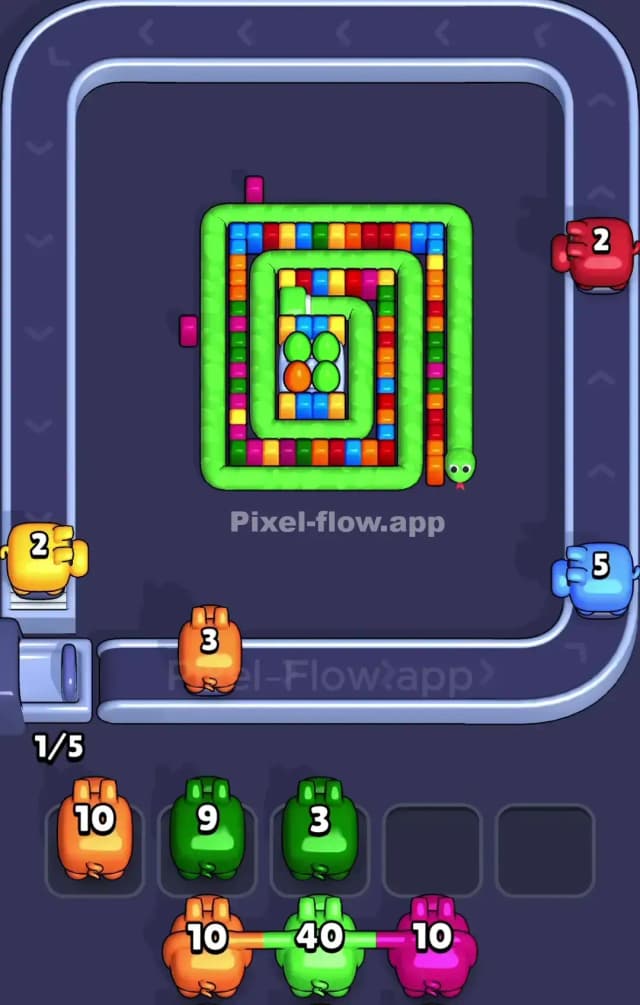 Pixel Flow Level 895 Solution 2