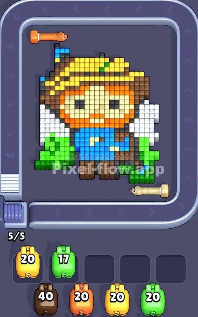 Pixel Flow Level 275 Solution 1