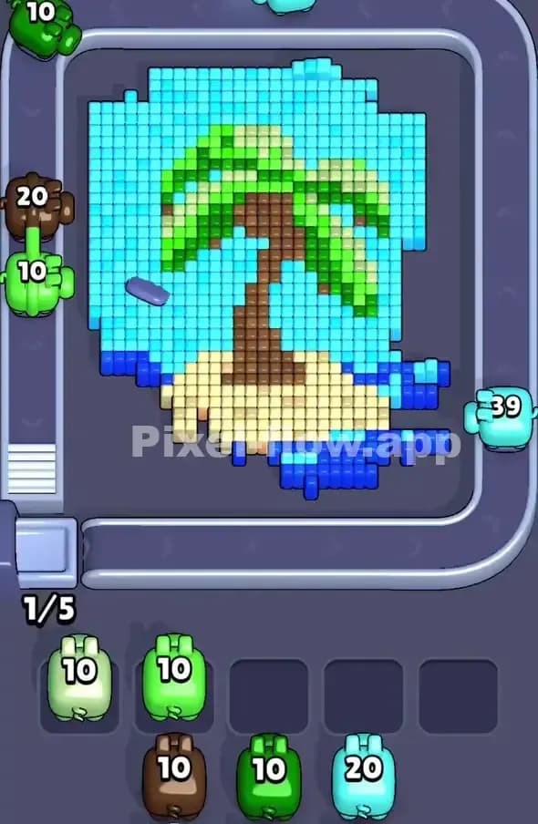 Pixel Flow Level 402 Solution 1