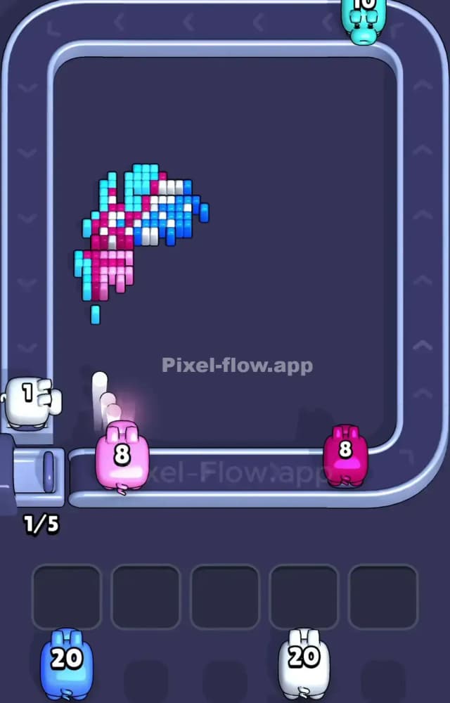 Pixel Flow Level 968 Solution 3