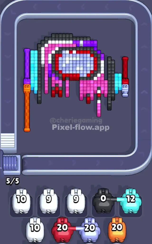 Pixel Flow Level 589 Solution 2
