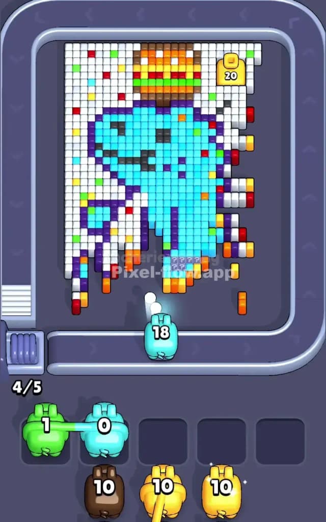 Pixel Flow Level 428 Solution 1