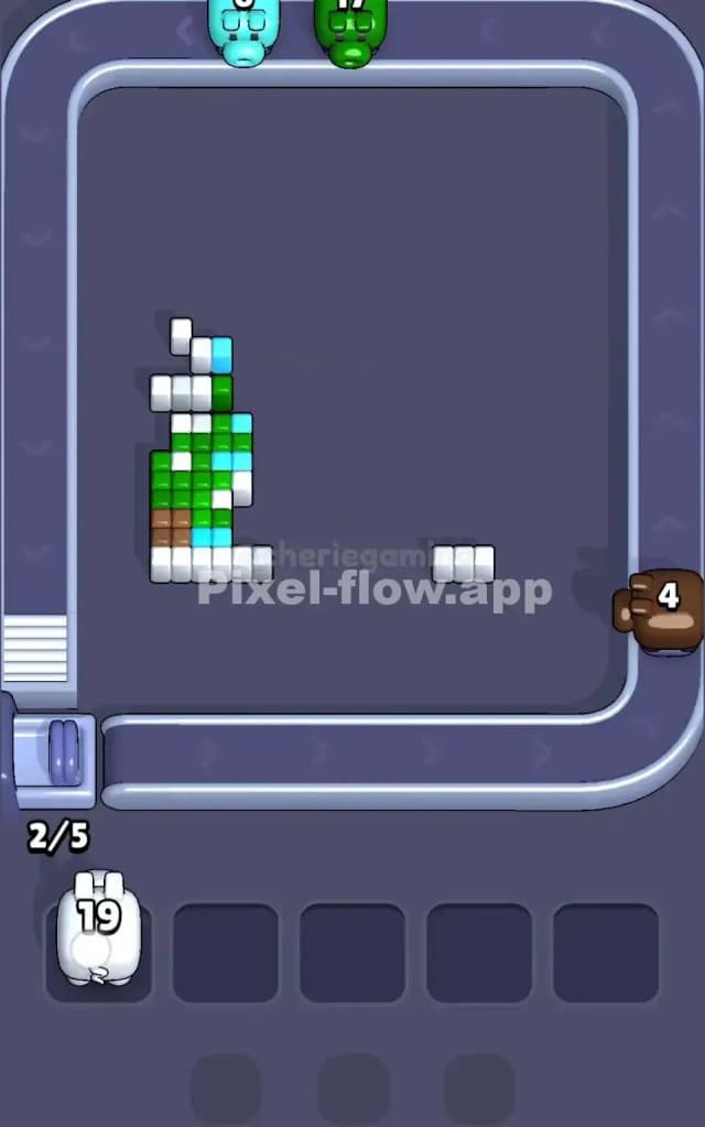 Pixel Flow Level 145 Solution 3