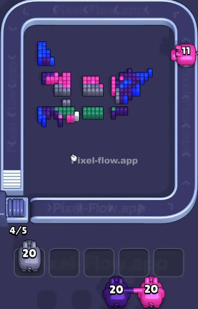 Pixel Flow Level 1423 Solution 3
