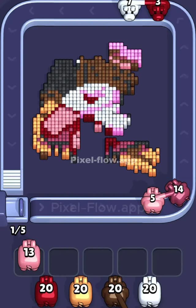 Pixel Flow Level 926 Solution 2