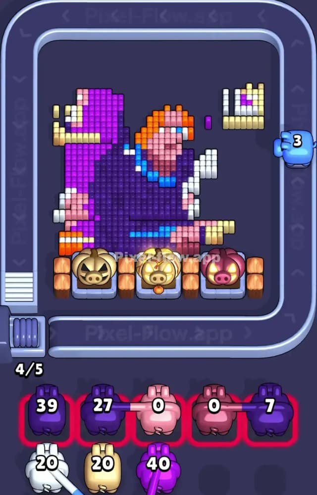 Pixel Flow Level 1179 Solution 2