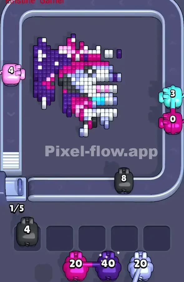 Pixel Flow Level 371 Solution 2