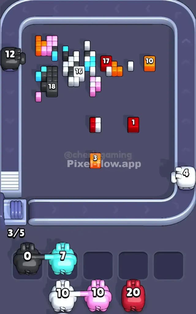 Pixel Flow Level 627 Solution 3