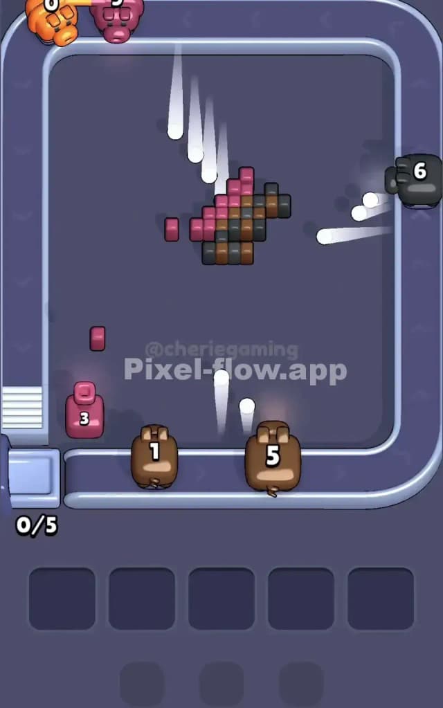Pixel Flow Level 73 Solution 3