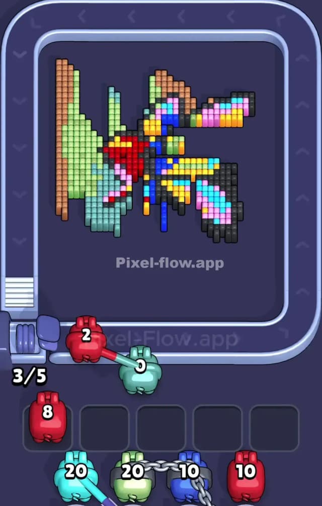 Pixel Flow Level 810 Solution 2