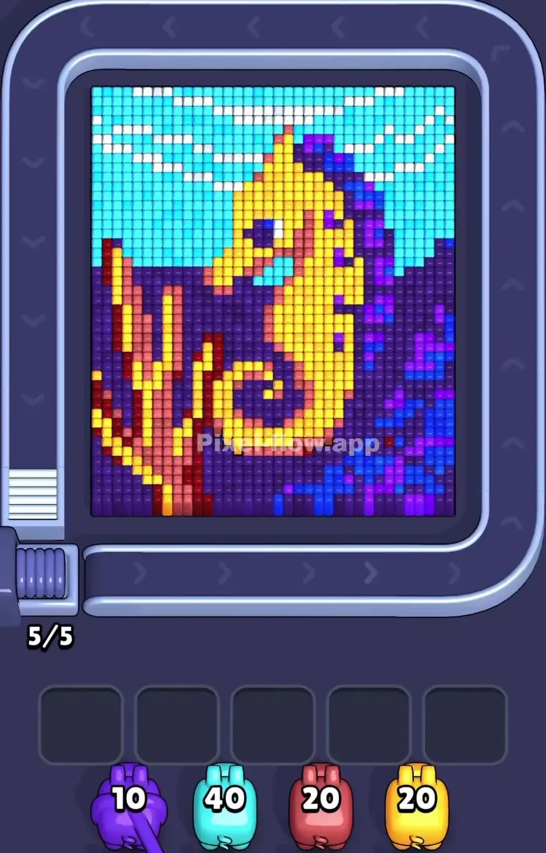 Pixel Flow Level 1252 Screenshot