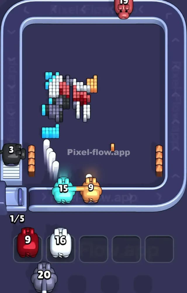 Pixel Flow Level 1269 Solution 3