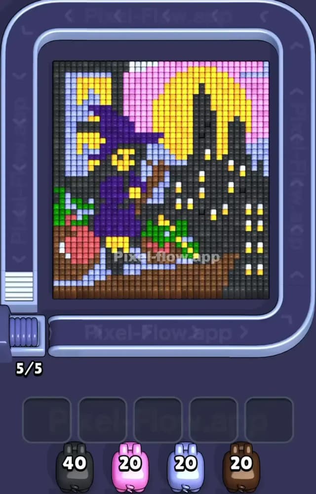 Pixel Flow Level 1428 Gameplay