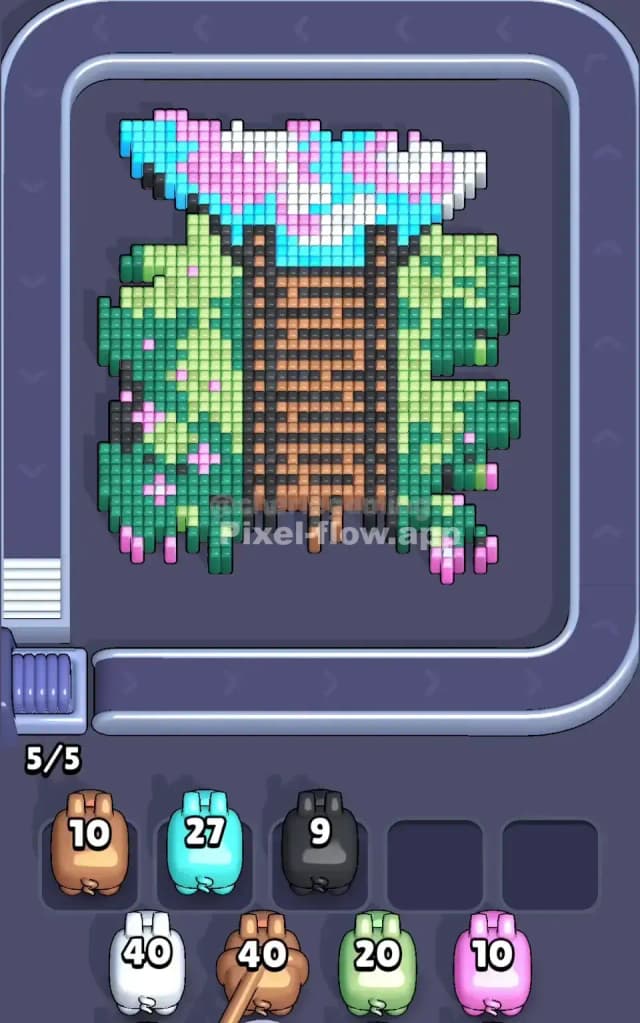 Pixel Flow Level 686 Solution 1