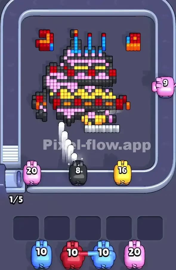 Pixel Flow Level 408 Solution 2