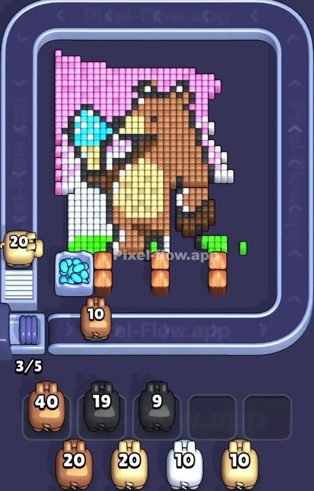 Pixel Flow Level 1235 Solution 2