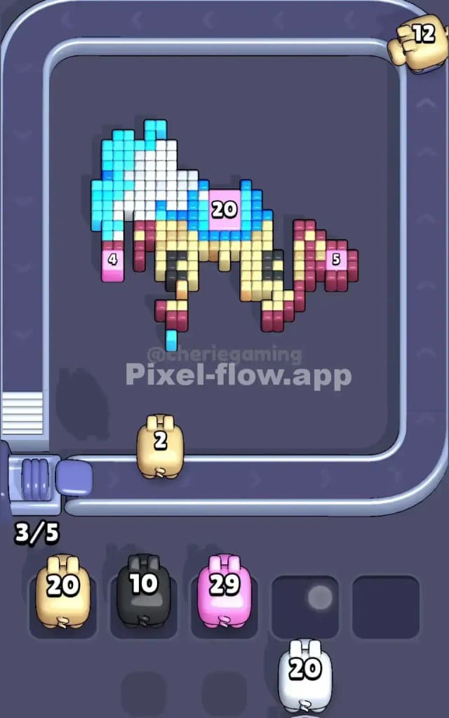 Pixel Flow Level 234 Solution 2